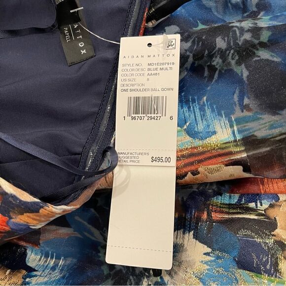 Aidan Mattox
One-Shoulder Floral Ball Gown - Picture 6 of 8